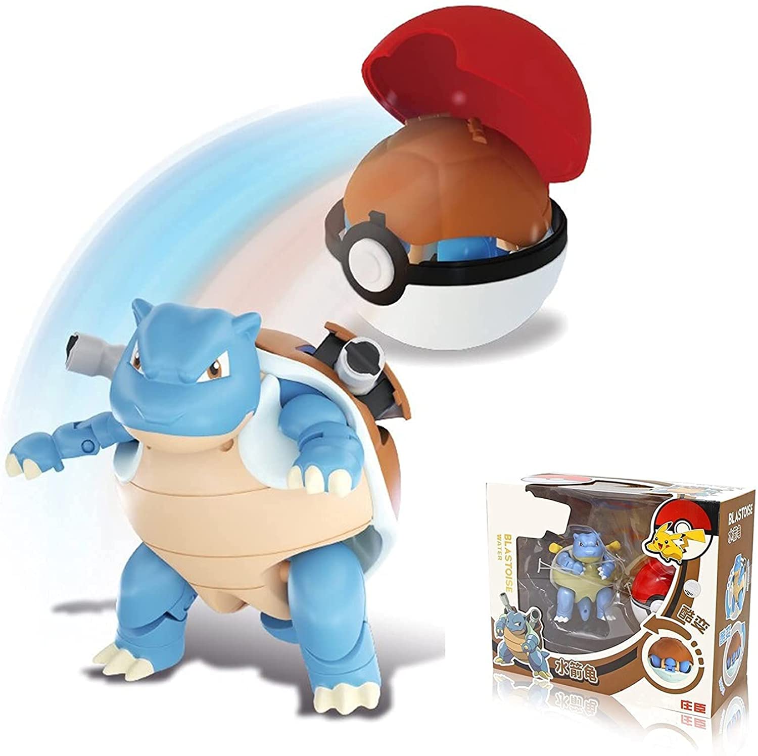 4.3” Gyarados Figure Pokeball Throw N Pop Gyarados Action Figures  Collectible Pikachu Plastic Figure – Toys-Porter