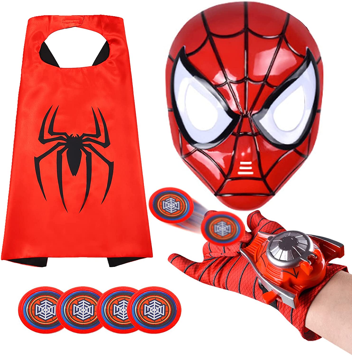 Ironman / Spiderman Avengers Super Heroes Shooting Series Soft Projectile  Launcher Best Gifts for Boys