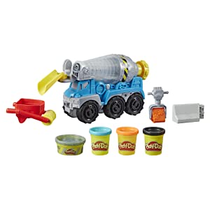 cement mixer toy truck; trucks for 3 year old boys; toy construction trucks; trucks for toddlers