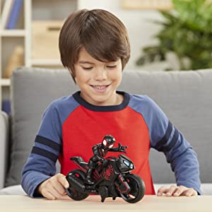 Playskool Heroes Marvel Super Hero Adventures Kid Arachnid Web Wheels