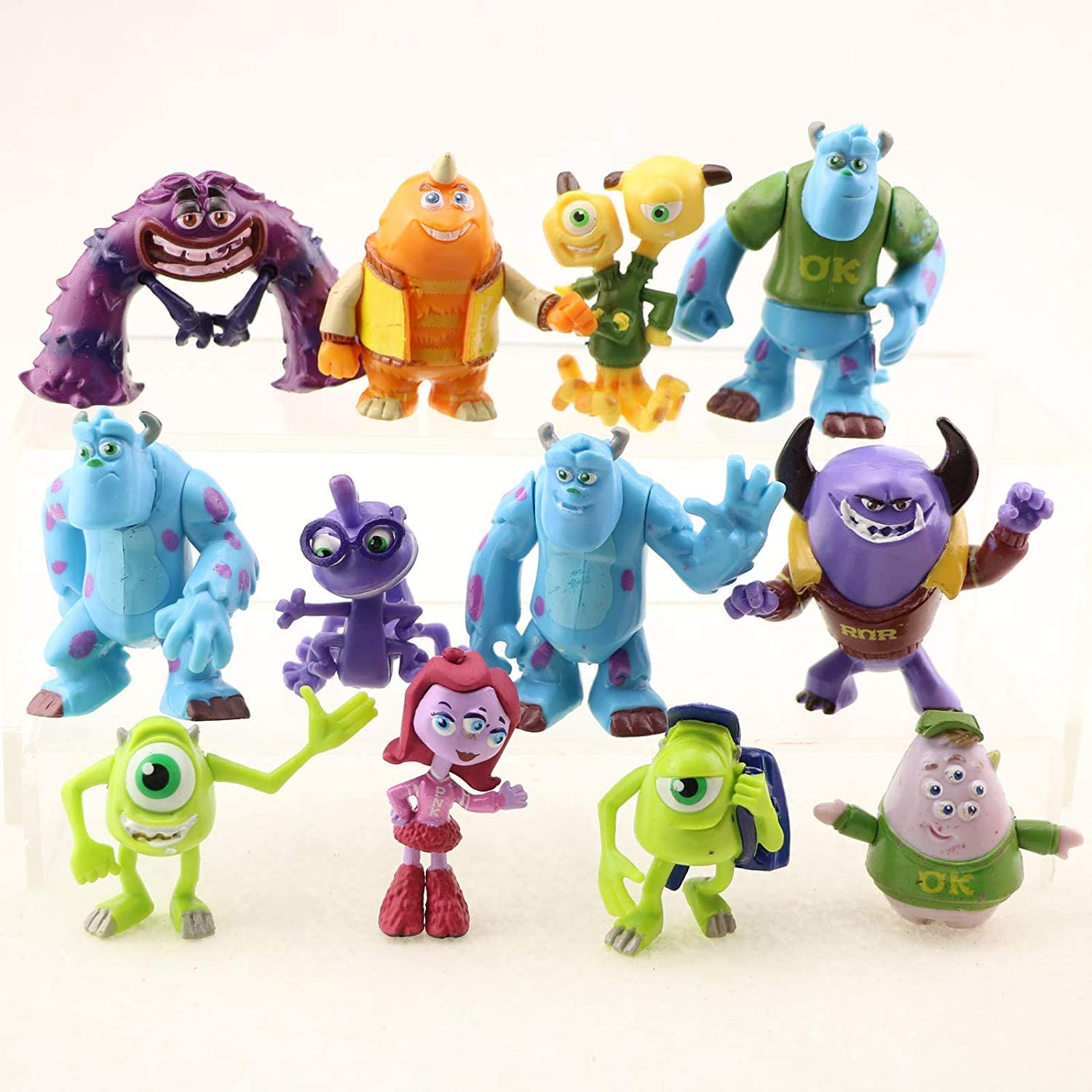 Disney Pixar Monsters, Inc. 4-Inch Scale Action Figure 3-Pack