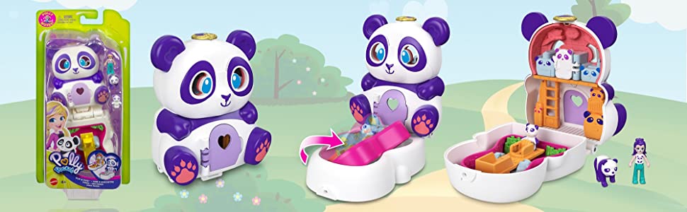 Polly Pocket GTM58 | O/S Flip Bamboo Panda