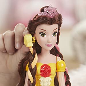 Disney princess belle; beauty and the beast; belle hair; disney toy; toys for girls; Christmas gift