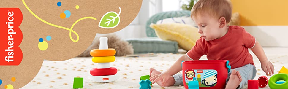 Fisher-Price Baby's First Blocks & Rock-a-Stack