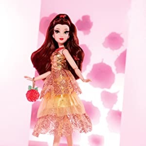 Disney style series; disney princess; belle doll; beauty and the beast movie; belle toy