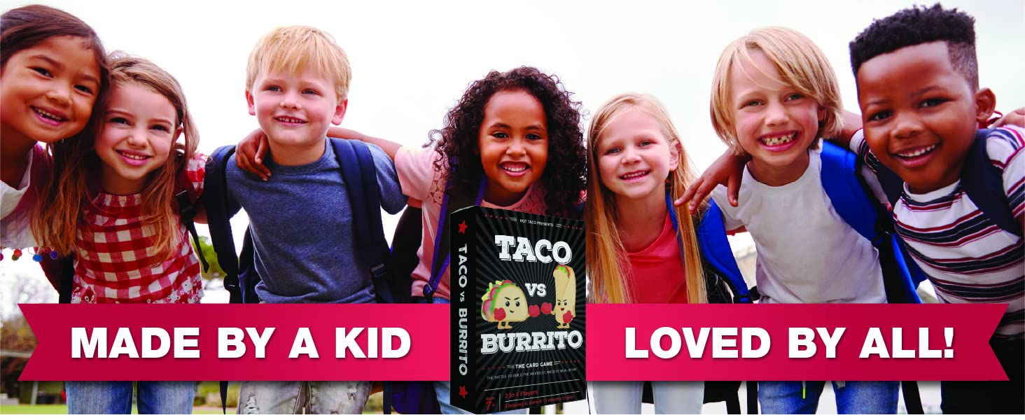 Taco vs Burrito is great for kids ages 7 8 9 10 11 and older adults love it too Tik Tok
