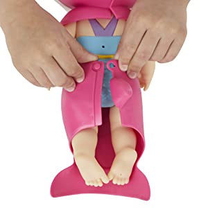 baby alive doll; blonde hair baby doll; baby shark; waterplay doll; dolls you can play with in water