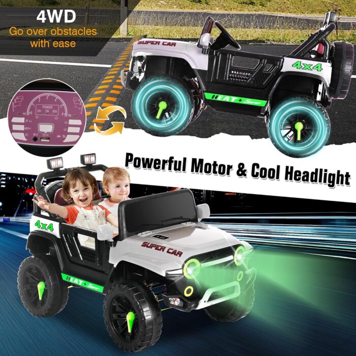 [DEAL] Kids Ride on Truck Car, 24V Electric Off-Road Vehicles,Kids SUV with Parental Remote - Image 6