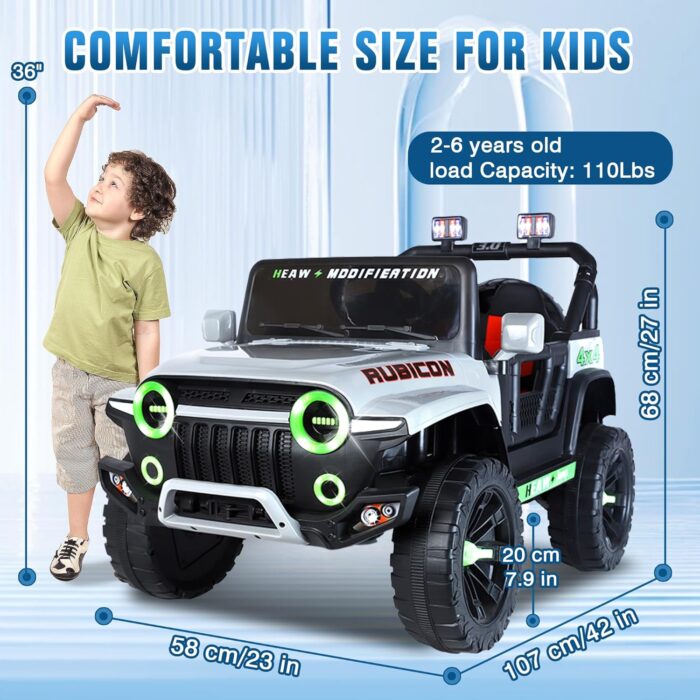 [DEAL] Kids Ride on Truck Car, 24V Electric Off-Road Vehicles,Kids SUV with Parental Remote - Image 9