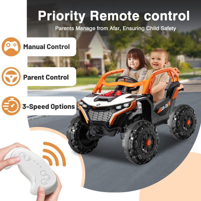 [Clearance] Ride on Car for Kids Electric Vehicles Off-Road SUV w/Parent Remote Control - Image 7