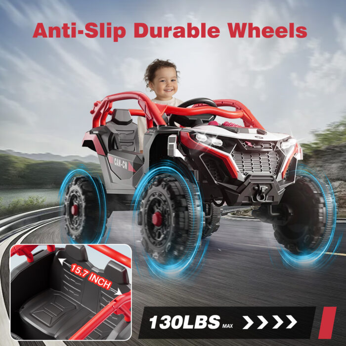 [Clearance] Ride on Car for Kids 24V Off-Road UTV Electric Vehicles with Remote Control - Image 5