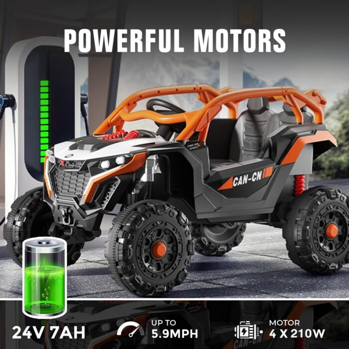 [Clearance] Ride on Car for Kids Electric Vehicles Off-Road SUV w/Parent Remote Control - Image 3
