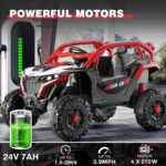 [Clearance] Ride on Car for Kids 24V Off-Road UTV Electric Vehicles with Remote Control - Image 2