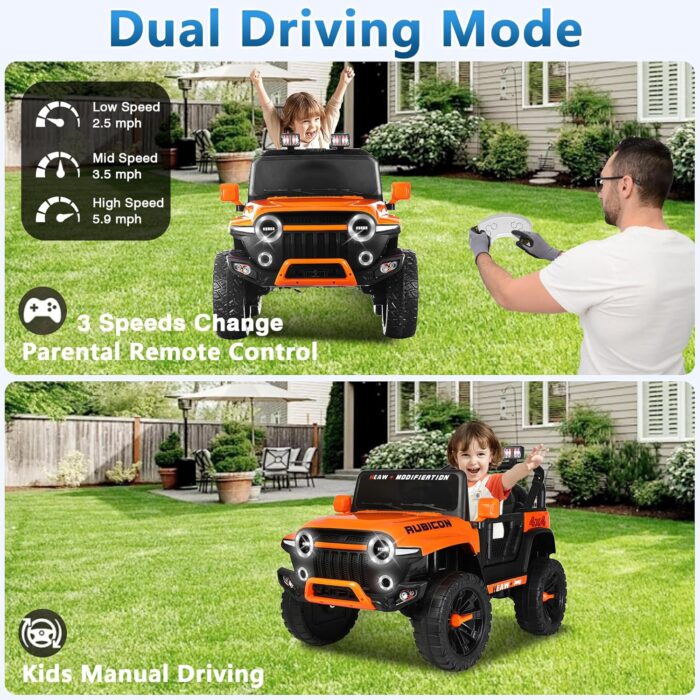 [DEAL] 24V Electric Kids Ride on Truck Car with Parental Remote - Image 5