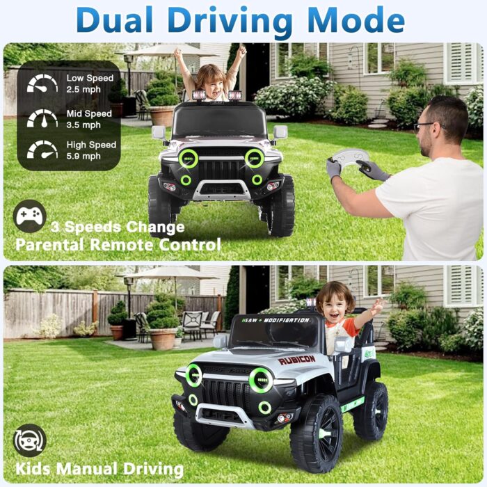 [DEAL] Kids Ride on Truck Car, 24V Electric Off-Road Vehicles,Kids SUV with Parental Remote - Image 5