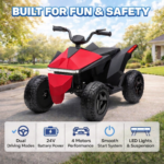 Electric ATV for kids in action