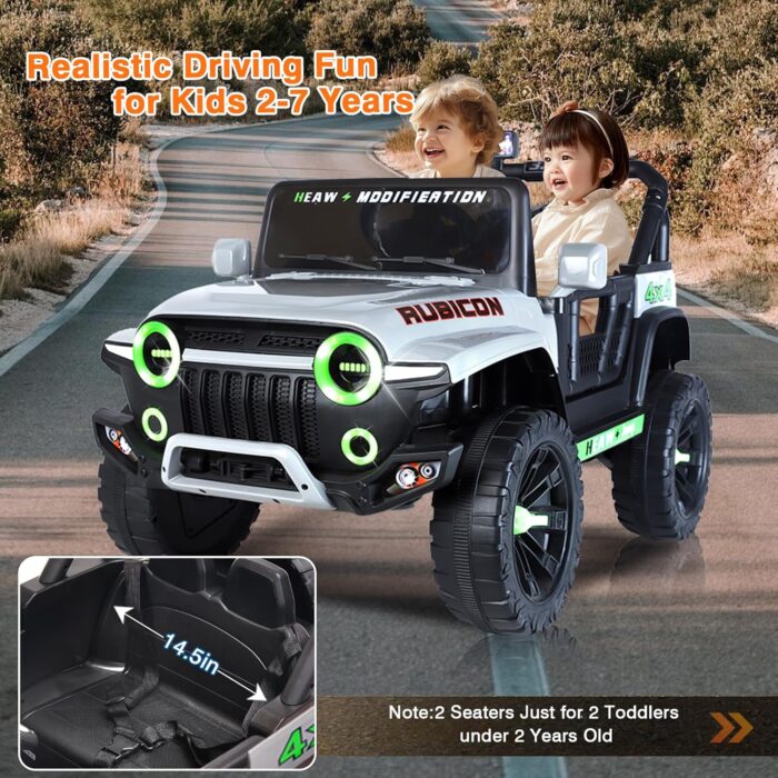 [DEAL] Kids Ride on Truck Car, 24V Electric Off-Road Vehicles,Kids SUV with Parental Remote - Image 4