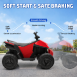 Safe riding with soft start technology