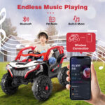 [Clearance] Ride on Car for Kids 24V Off-Road UTV Electric Vehicles with Remote Control - Image 7