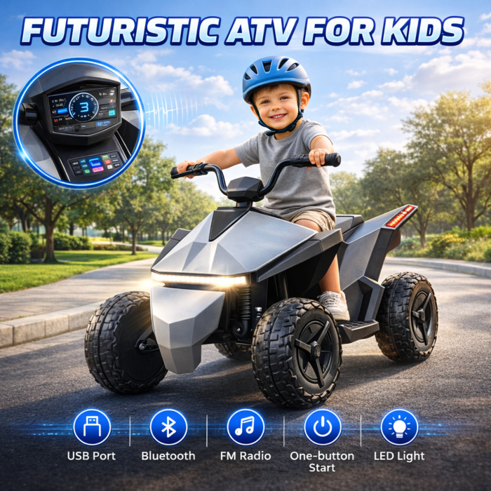 Futuristic ATV fun for kids
