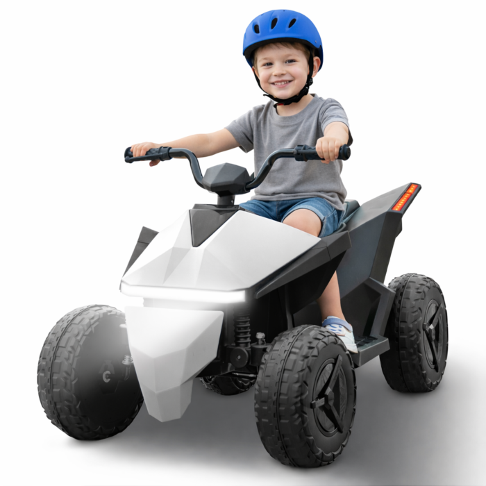 boys on a futuristic ATV boys on a futuristic ATV