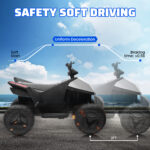 24V Kids ATV Quad 4 Wheeler Electric Ride on Car Age 3-8, 4WD, Spring Suspension, LED Lights, Bluetooth Music - Image 8