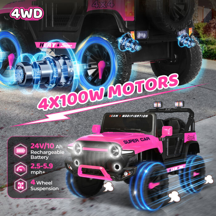 ride on toys for kids 4-8 - 4*100w motors