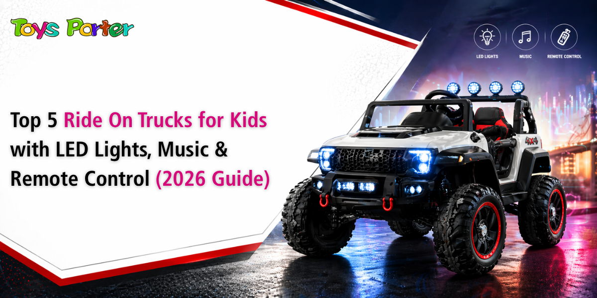 Top 5 Ride On Trucks for Kids with LED Lights, Music & Remote Control (2026 Guide)