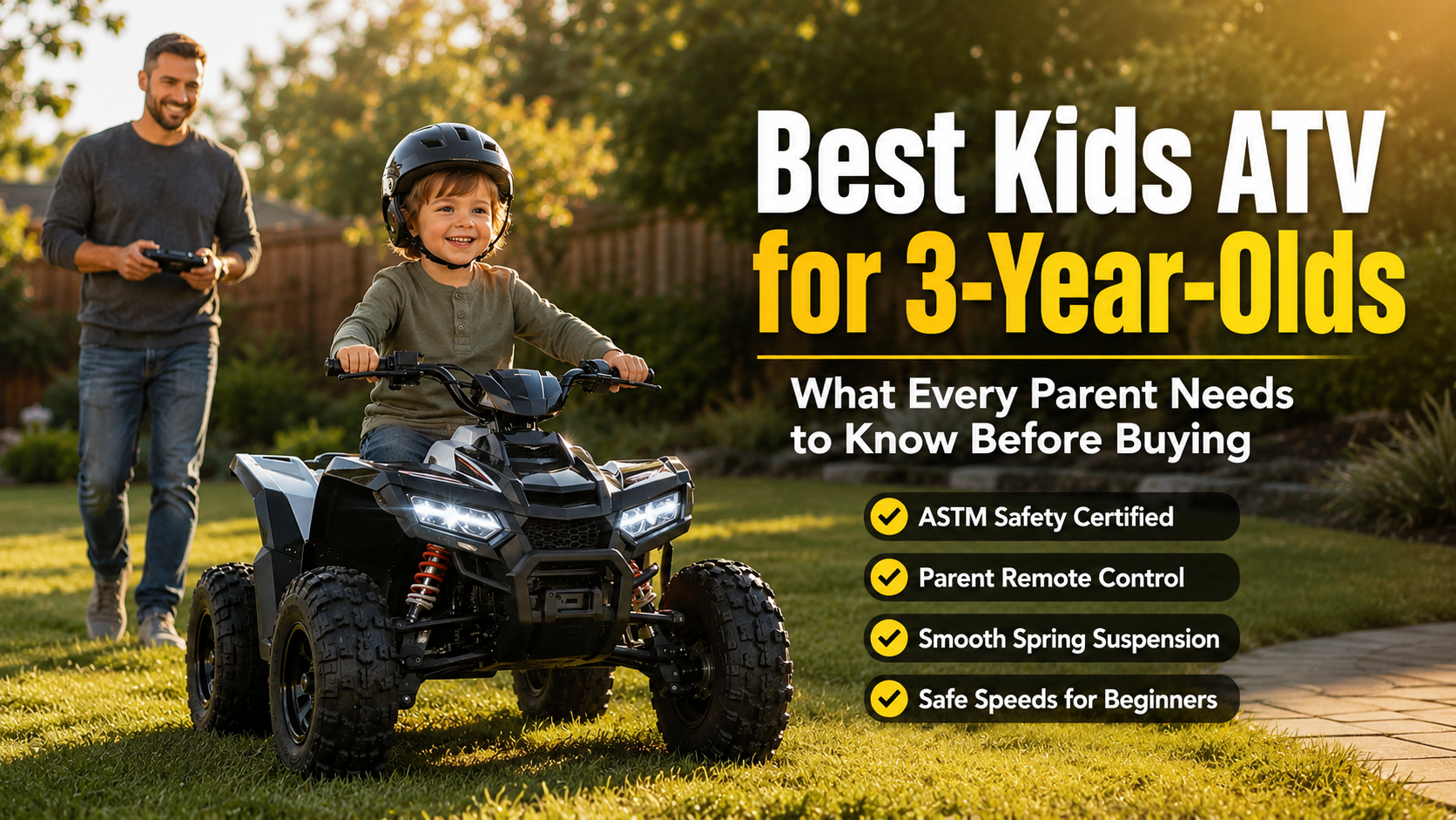 Best Kids ATV for 3-Year-Olds: What Parents Need to Know Before Buying
