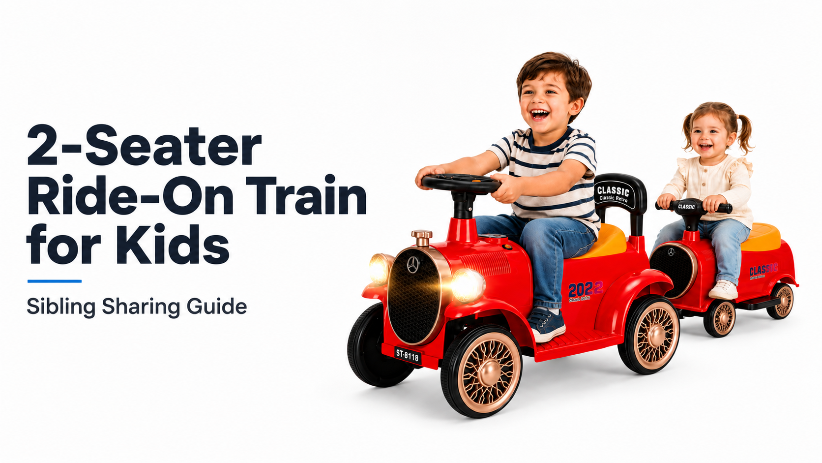 2-Seater Ride-On Train for Kids: Sibling Sharing, Setup Tips & Real-World Ownership Guide