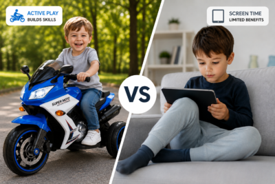 Ride-On Cars vs Tablets: Which Builds More Real-World Skills in Children?