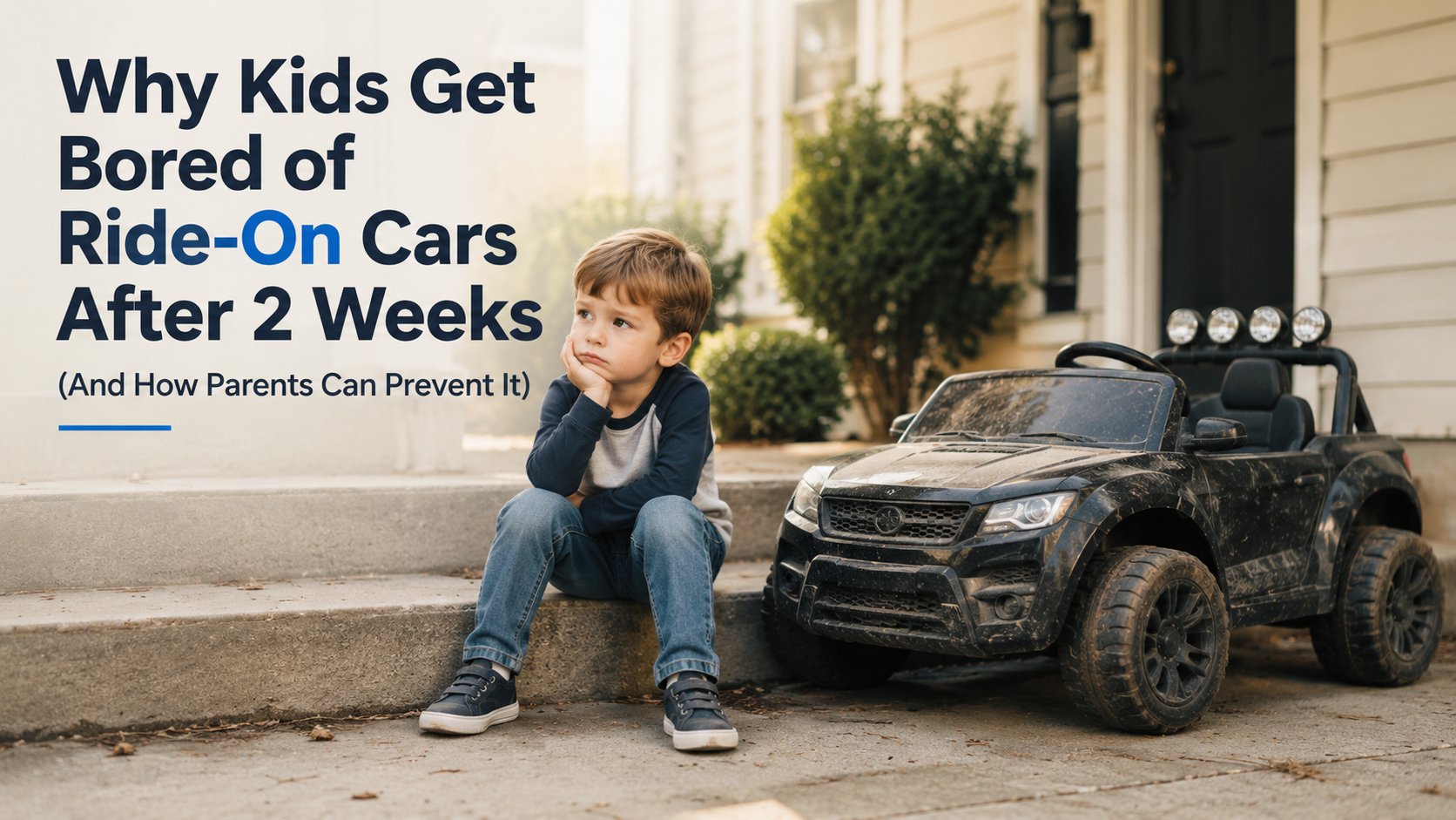Why Kids Get Bored of Ride-On Cars After 2 Weeks (And How Parents Can Prevent It)