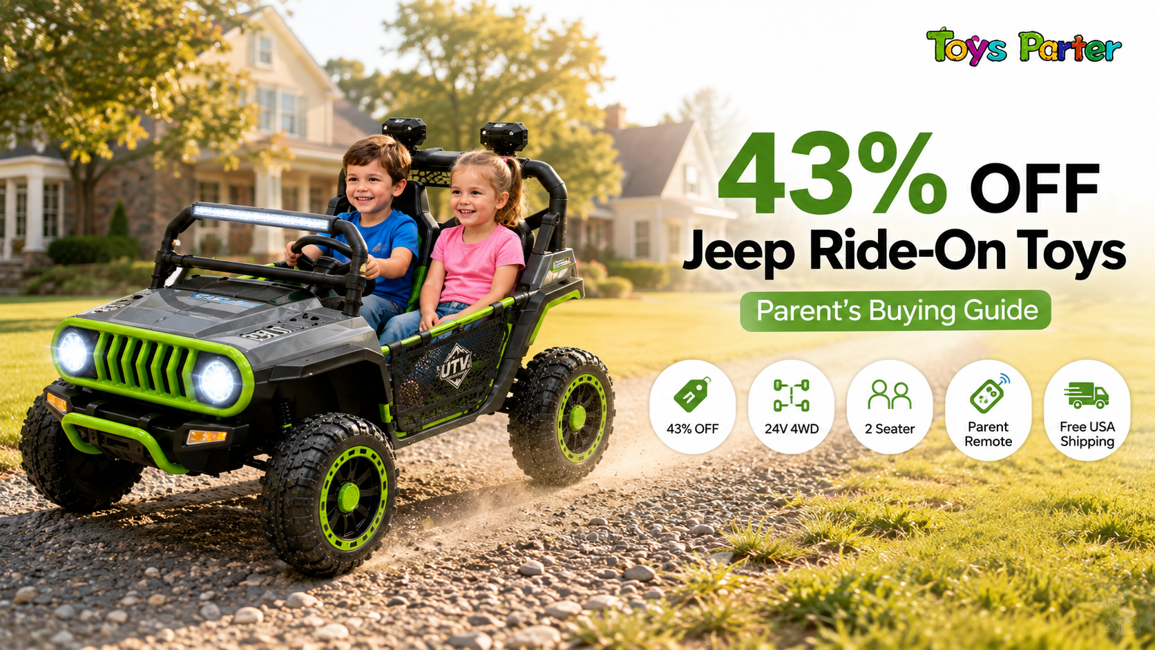 43% Off Jeep Ride-On Toys: A Smart Parent's Buying Guide | Toysporter