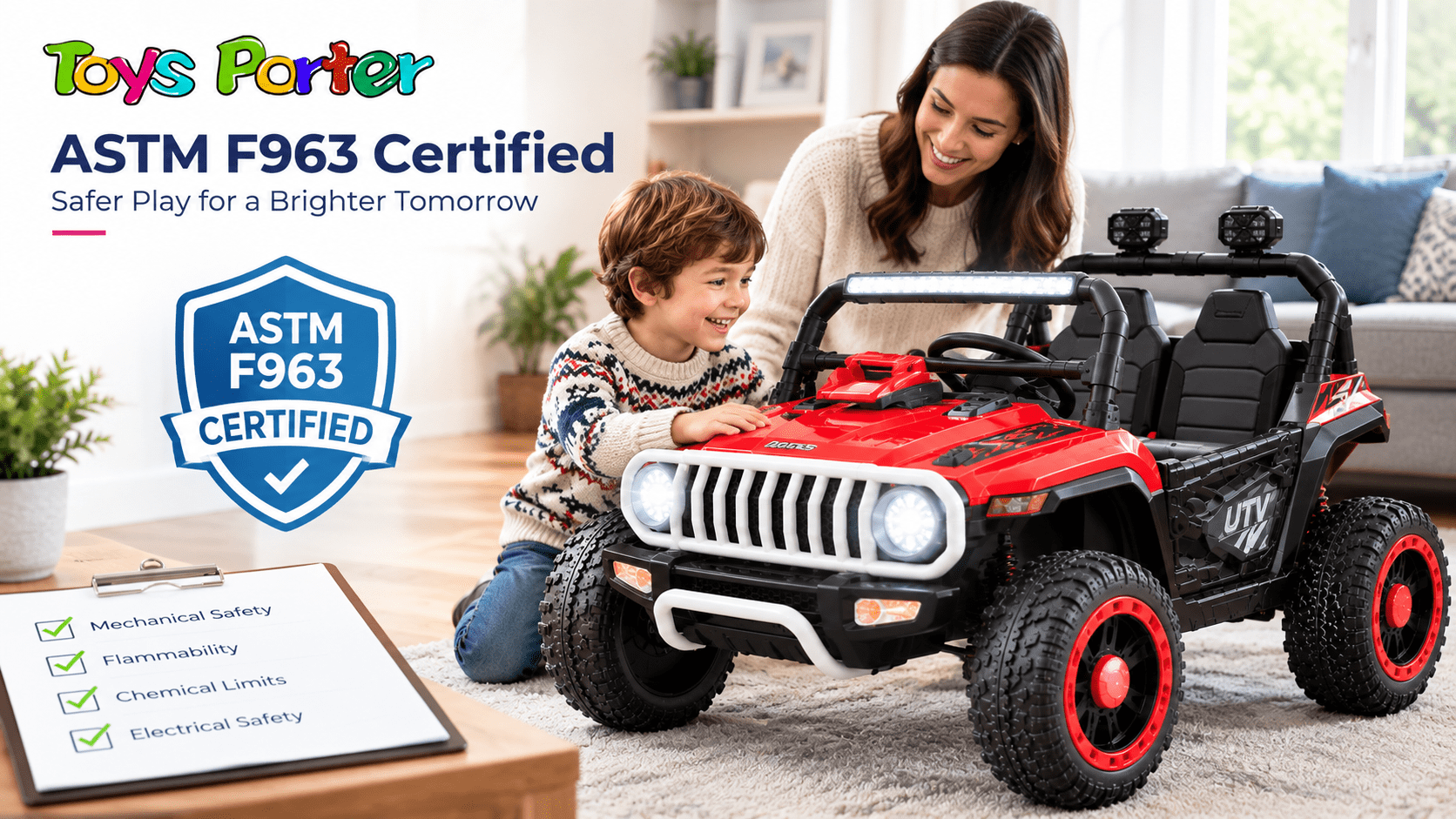 What Does "ASTM F963 Certified" Mean for a Kids' Ride-On Toy?