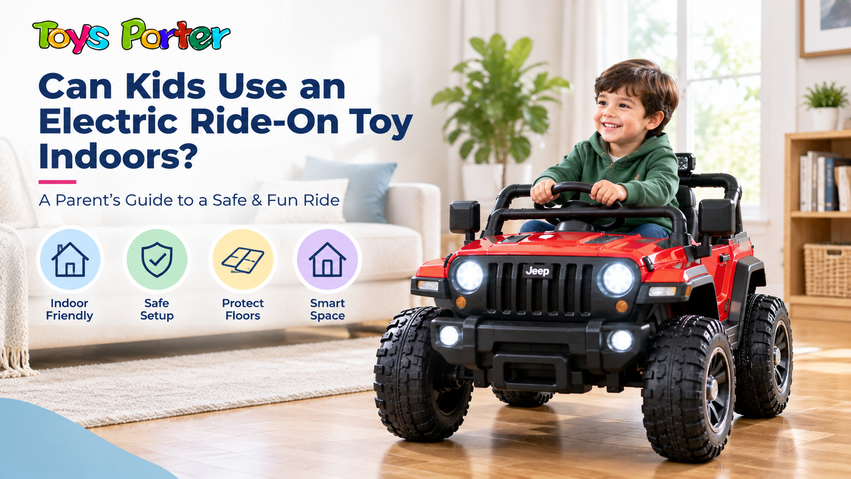 Can Kids Use an Electric Ride-On Toy Indoors?