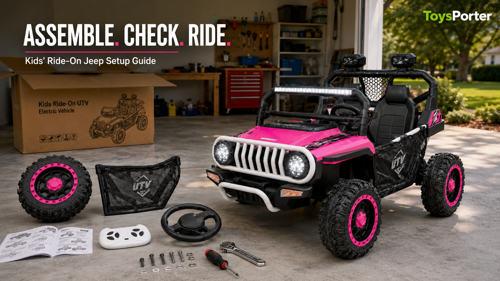 How to Assemble a Kids’ Ride-On Jeep: Step-by-Step Guide