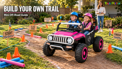 How to Build a Mini Off-Road Trail for a Kids' Ride-On Jeep
