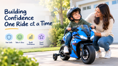 My Child Is Scared to Ride Their New Electric Motorcycle: What to Do