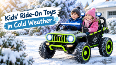 Kids’ Ride-On Toys in Cold Weather: How Cold Is Too Cold?
