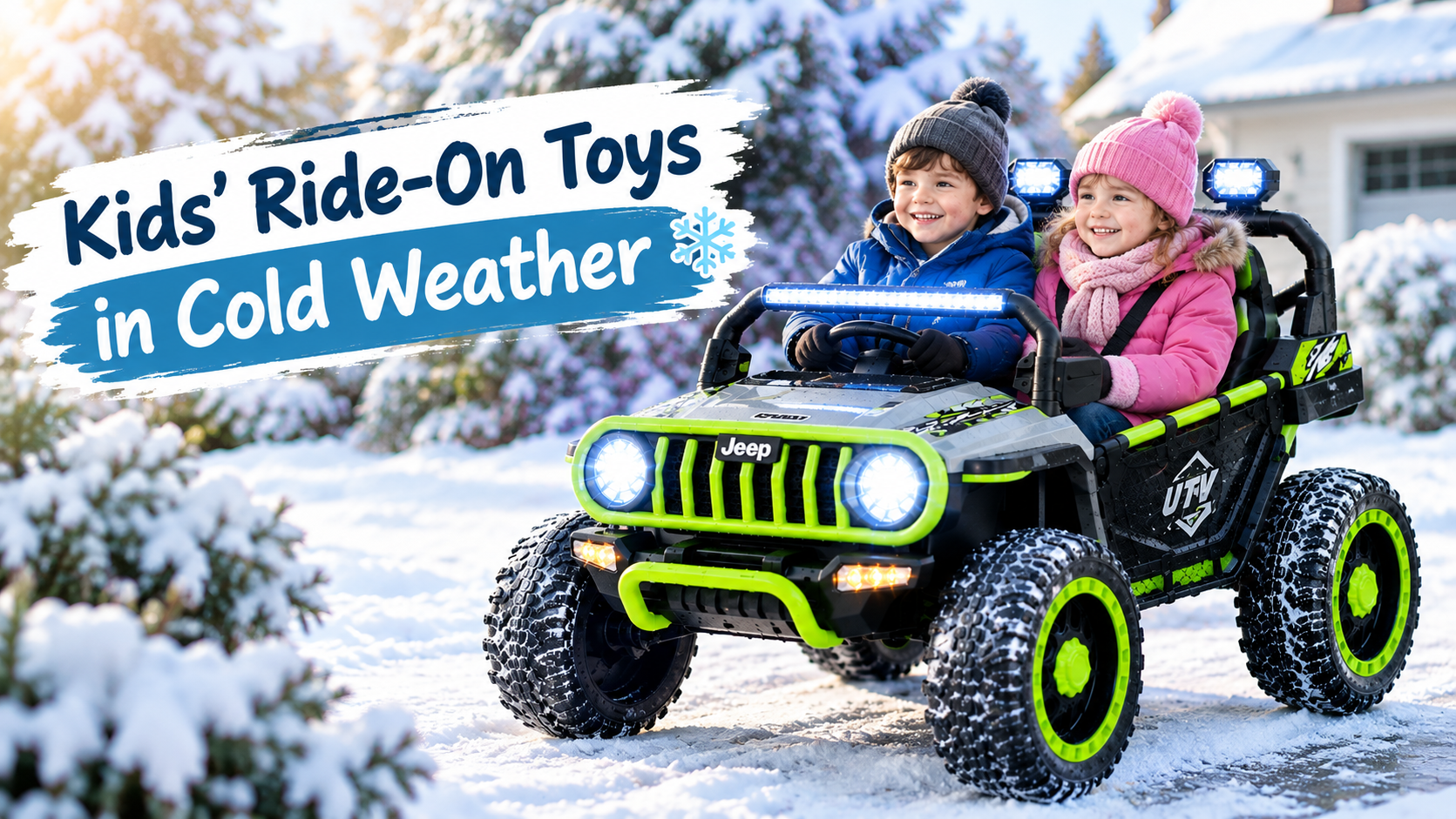 Kids’ Ride-On Toys in Cold Weather: How Cold Is Too Cold?